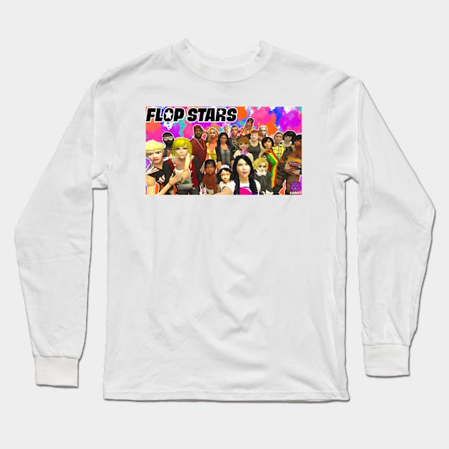 Flop Stars Group Photo! Long Sleeve T-Shirt by Lammy 